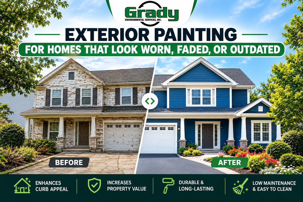 Exterior Painting, Exterior Painting for Homes That Look Worn, Faded, or Outdated